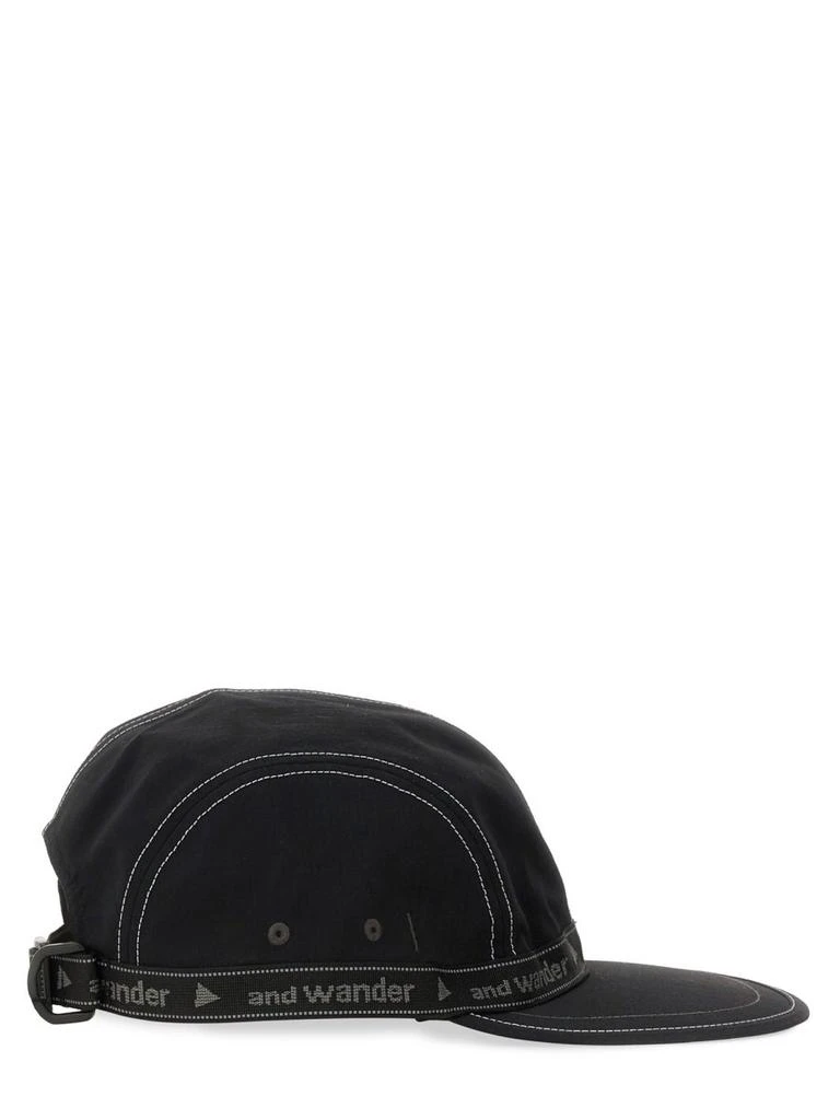 And Wander And Wander Logo Tape Baseball Cap 3