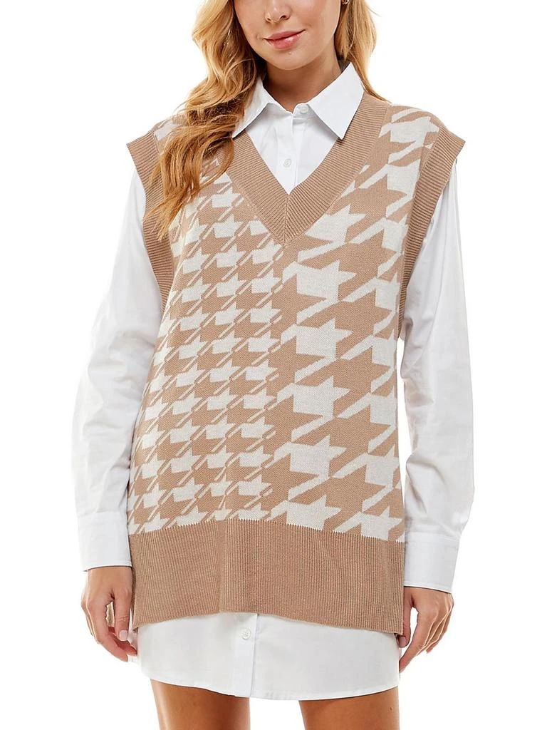 Kingston Grey Juniors Womens Short Sweater Two Piece Dress 3