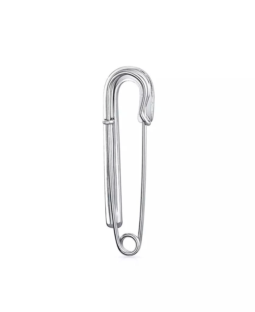 Bling Jewelry Set of 2 Crystal Candy Cane Safety Pin Brooch Pin Gold Silver Plated 2 Inch 3