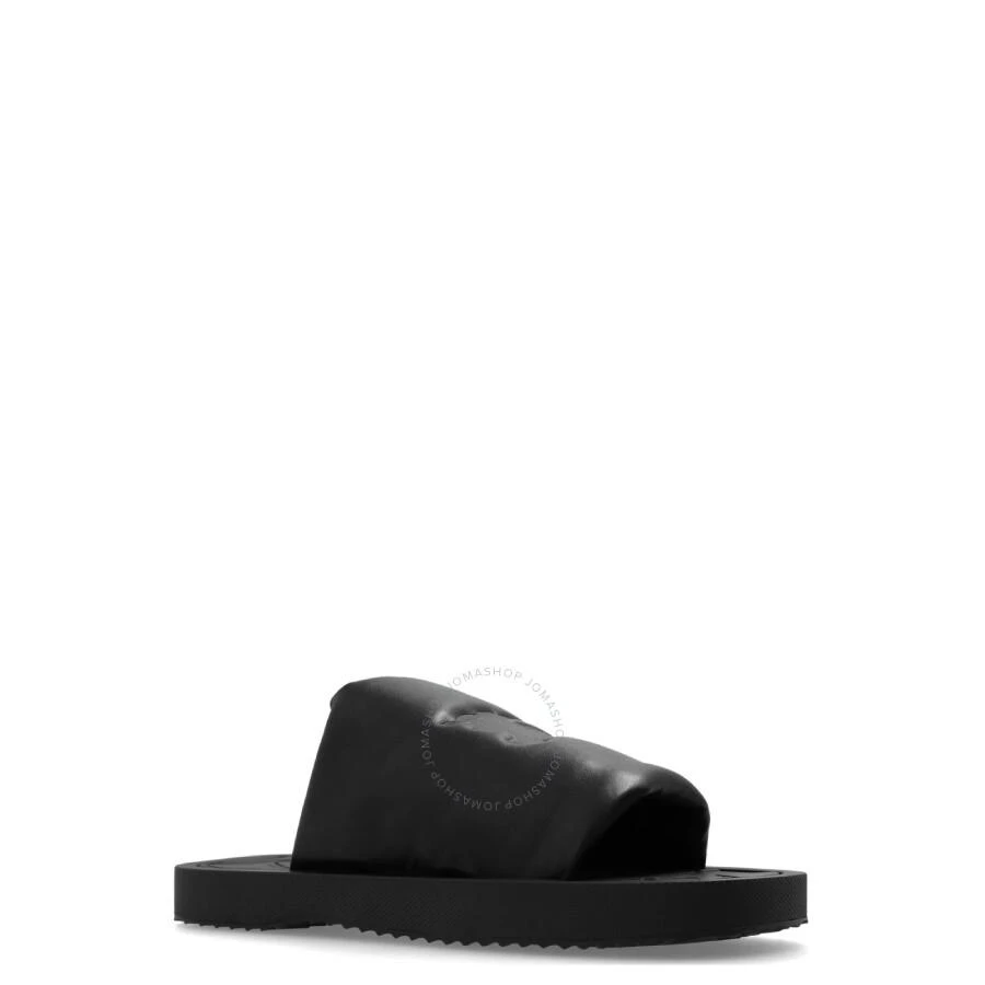 Burberry Burberry Knight Motif EKD Slab Leather Slides, Brand Size 45 (US Size 12) 2
