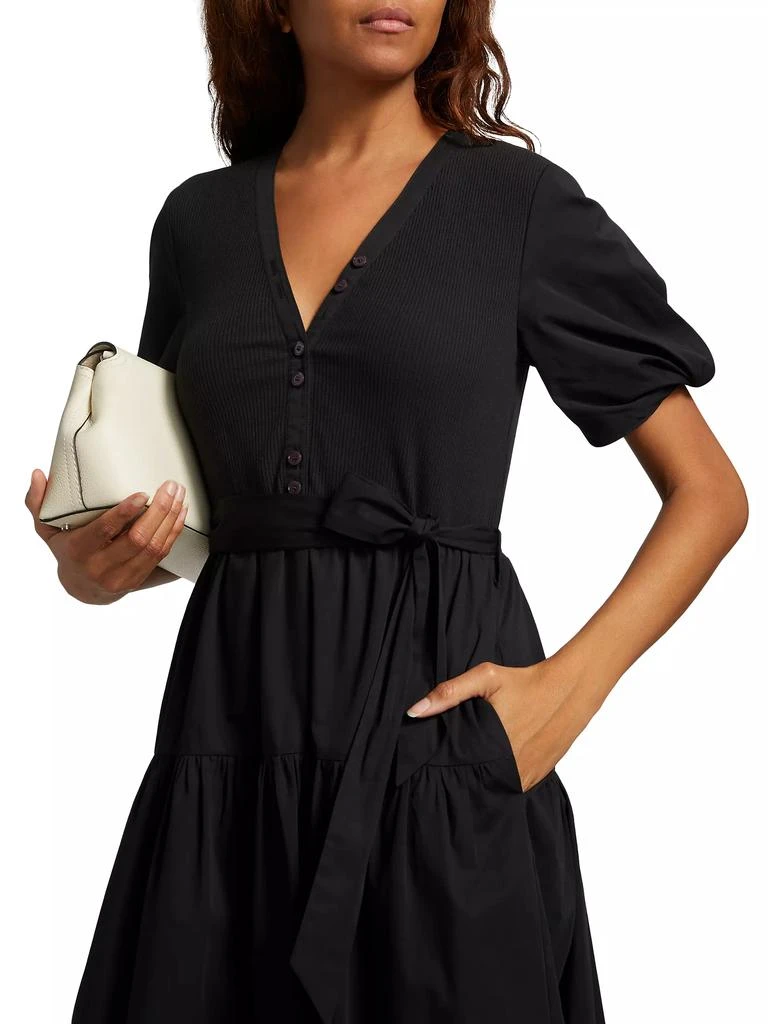 Derek Lam Natalia Mixed Media Dress 6