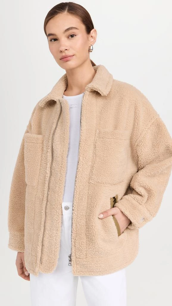 MARISSA WEBB Amari Sherpa Twill Jacket 1