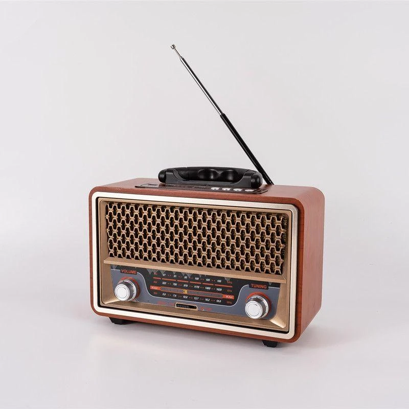 Digi Bool High quality wooden retro portable radio music player AM/FM/SW multi-function bluetooth speaker subwoofer card audio caixadesom