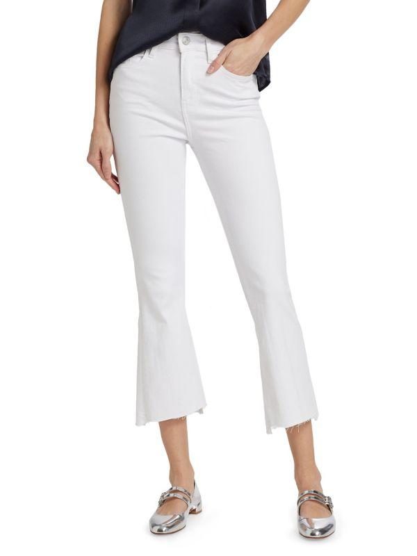 FRAME Le Crop Mini Boot Raw Stagger Pants