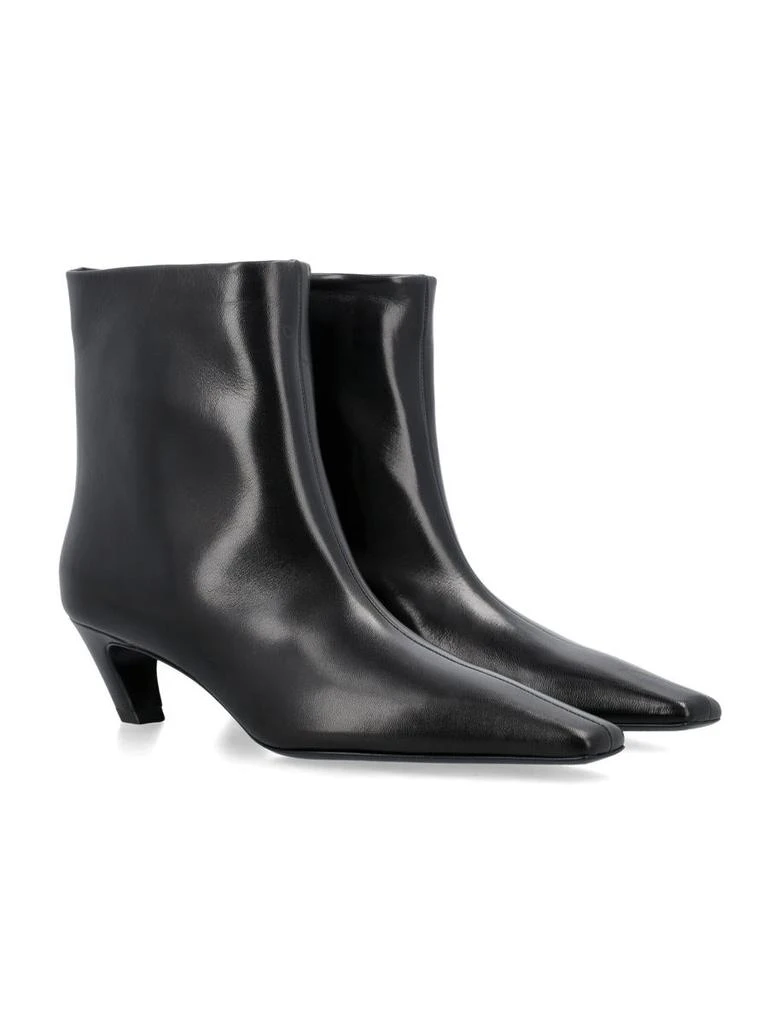 Khaite Khaite Arizona Leather Ankle Boot 2