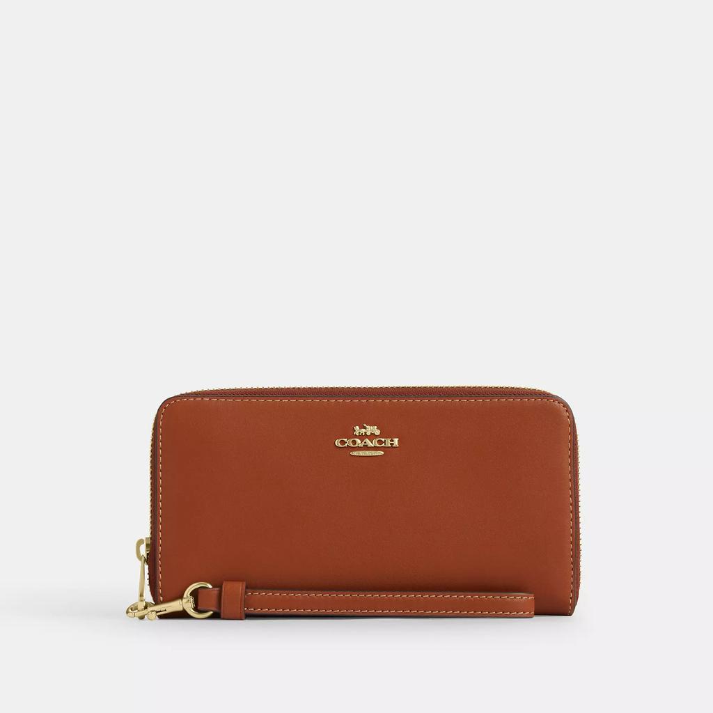 Coach Long Zip Around Wallet