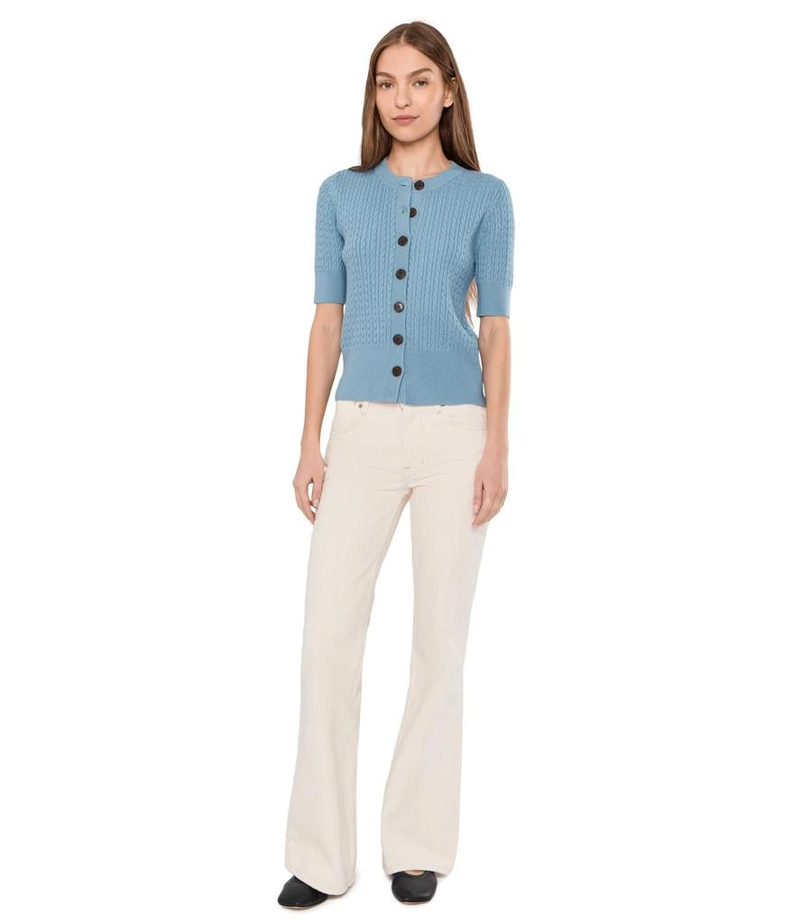 Varley Rhys Short Sleeve Cardigan 2