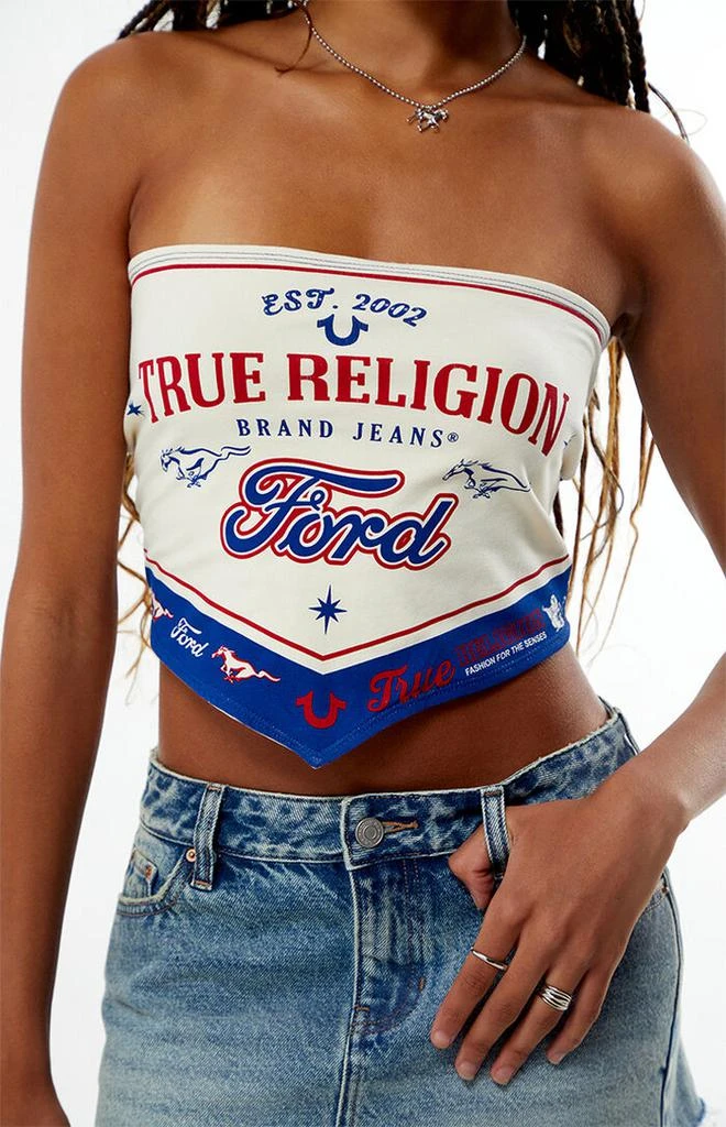 True Religion x Ford Strapless Scarf Top 5