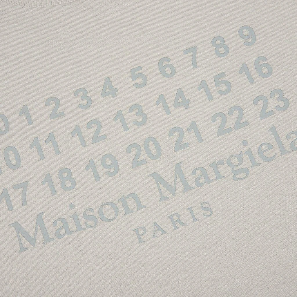 MAISON MARGIELA Maison Margiela Numbers Motif Printed Crewneck T-Shirt 3
