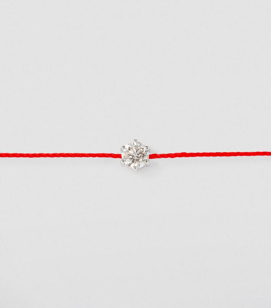 Redline White Gold and Diamond So Absolu Thread Bracelet