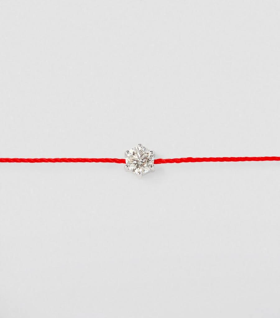 Redline White Gold and Diamond So Absolu Thread Bracelet 2