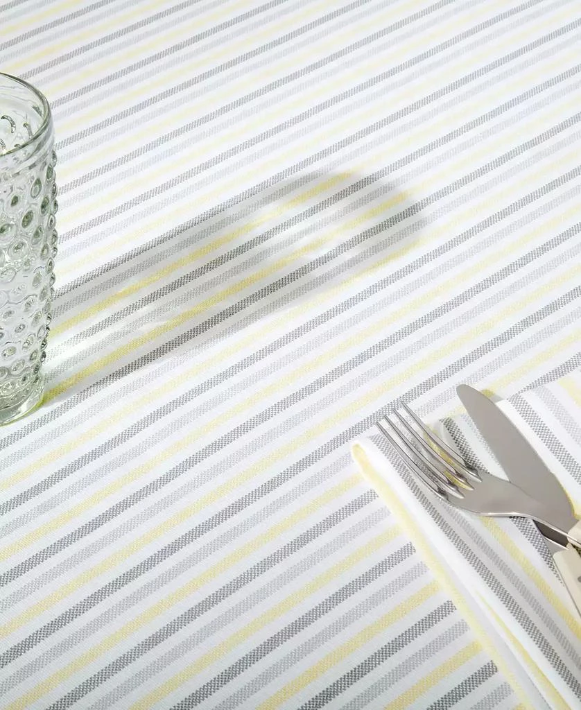 Martha Stewart Daisy Stripe Tablecloth 3