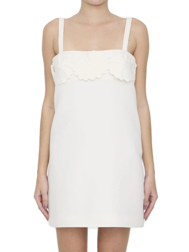 Valentino Valentino Crepe Couture Sleeveless Mini Dress 1