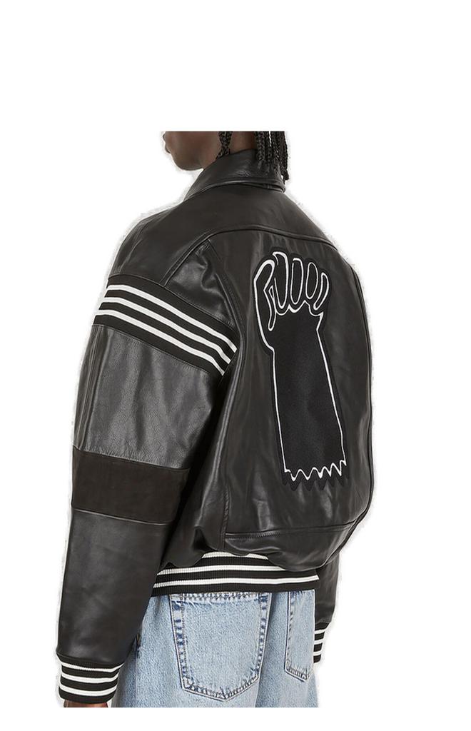 Honey Fucking Dijon Honey Fucking Dijon Patch-Detail Zipped Bomber Jacket