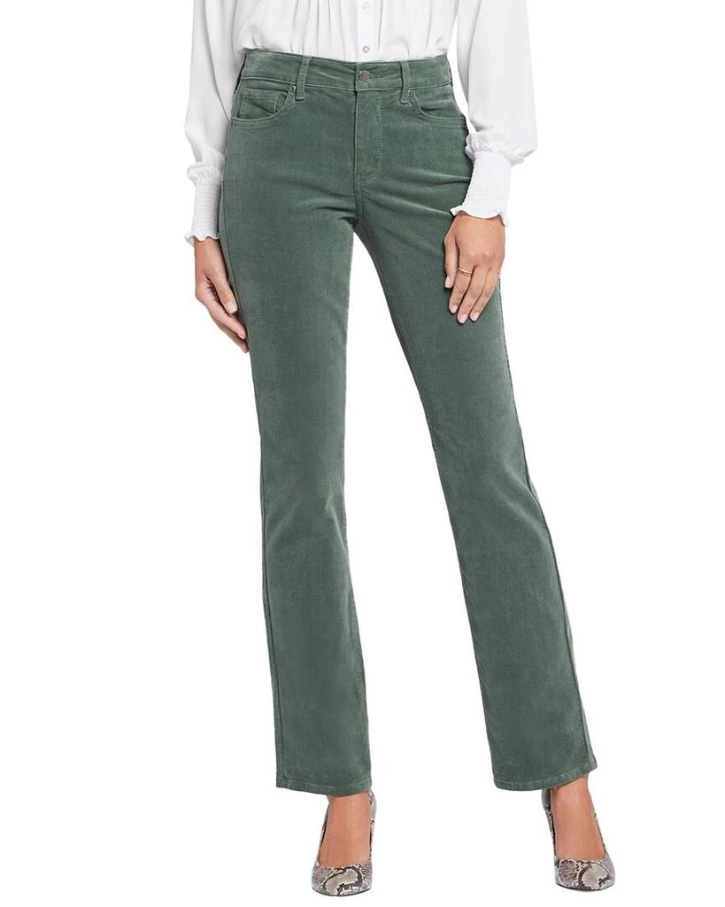 NYDJ Marilyn Sage Leaf Straight Jean