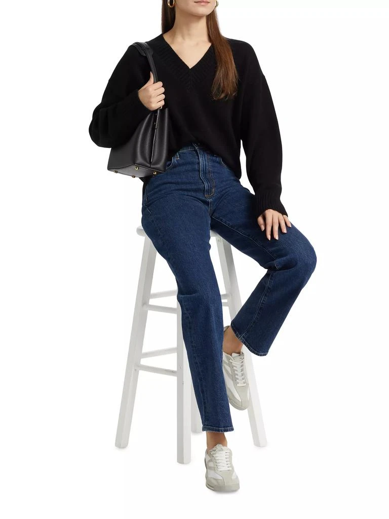 Reformation Jadey Cashmere Oversized V-Neck Sweater 2