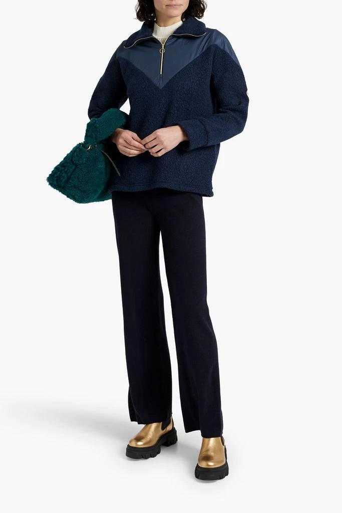 WE NORWEGIANS Alta shell-paneled fleece half-zip jacket 2