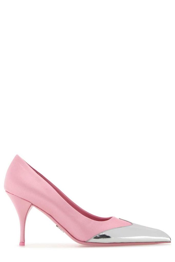 【関税＆送料込み】Prada 45Mm Triangle-Enamel Pumps Prada Prada 45Mm Triangle-Enamel Pumps - High Heels