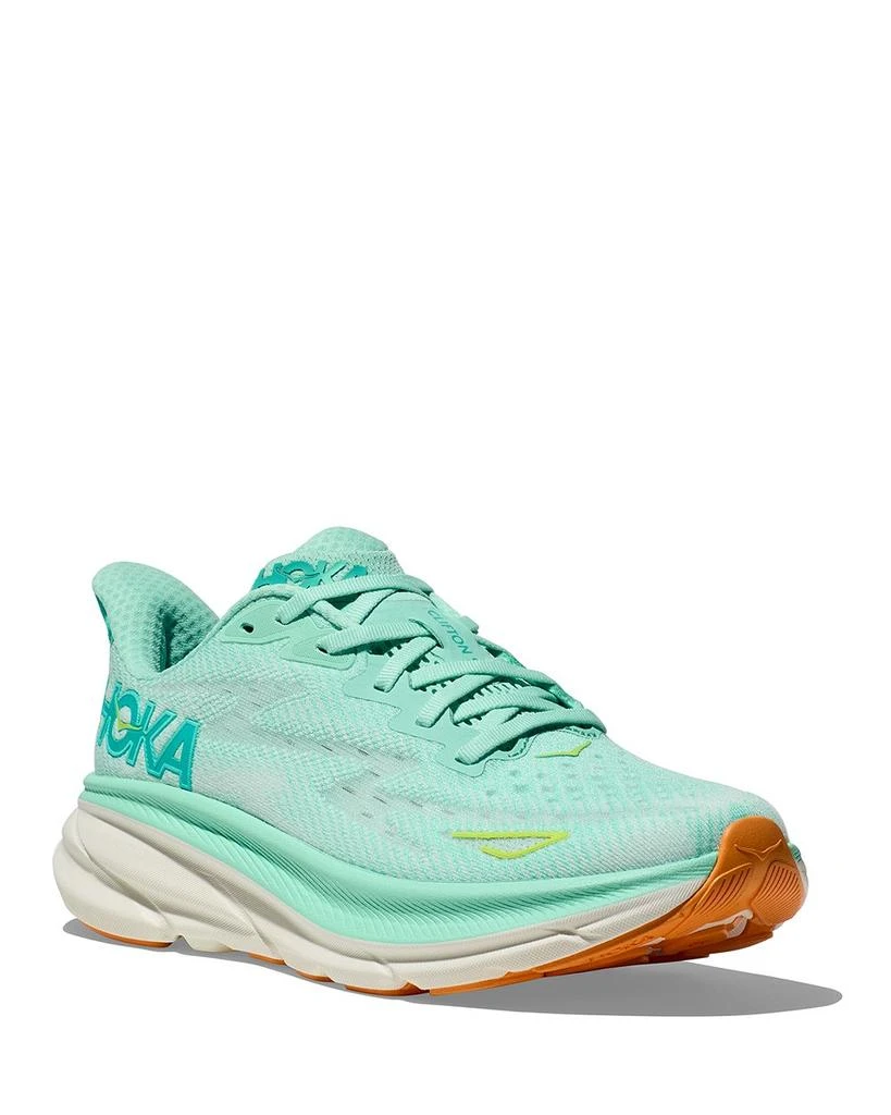 Hoka One One Women
s Clifton 9 Running Sneakers in Seafoam 1