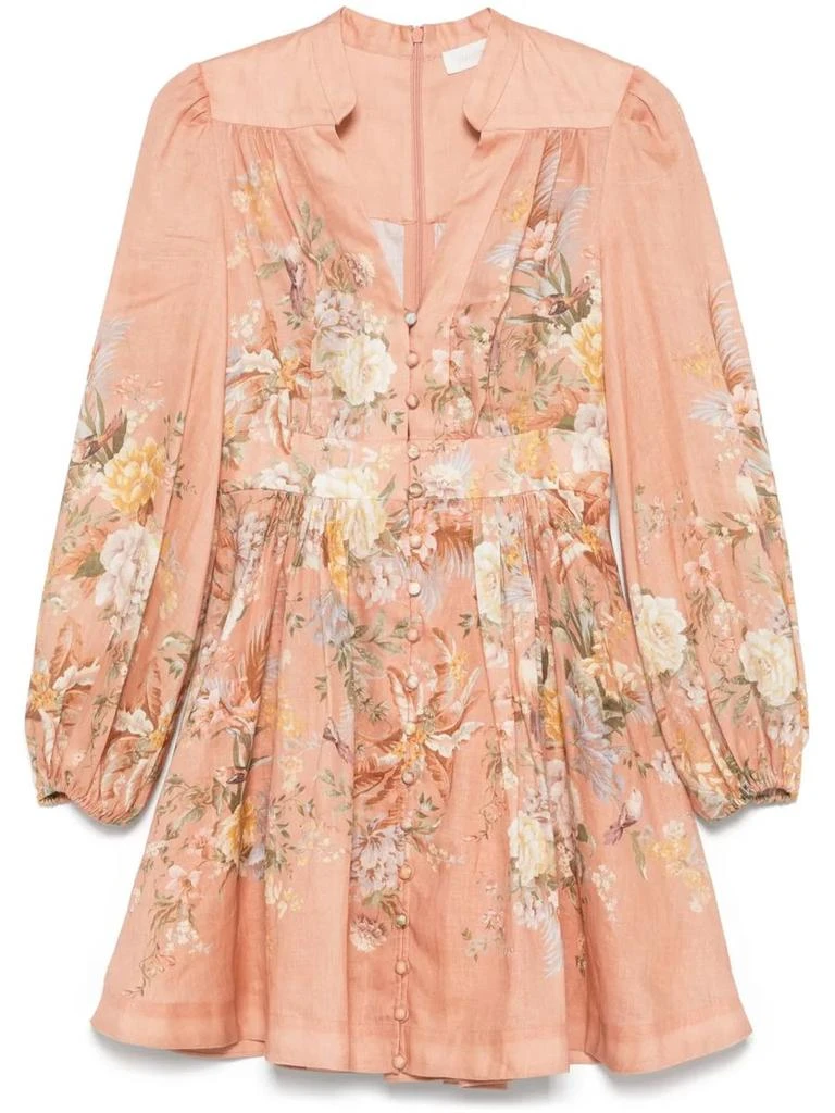 Zimmermann Zimmermann Short Tallow Plunge Dress 1