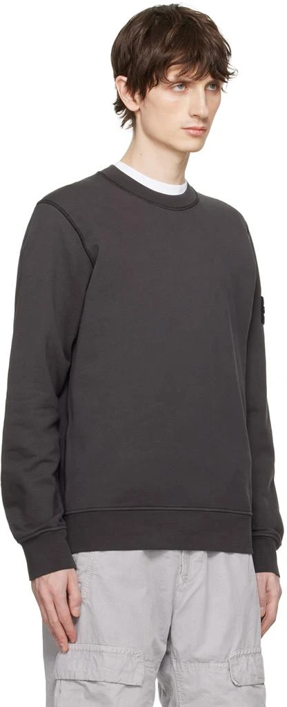 Stone Island Gray Patch Sweashirt 2