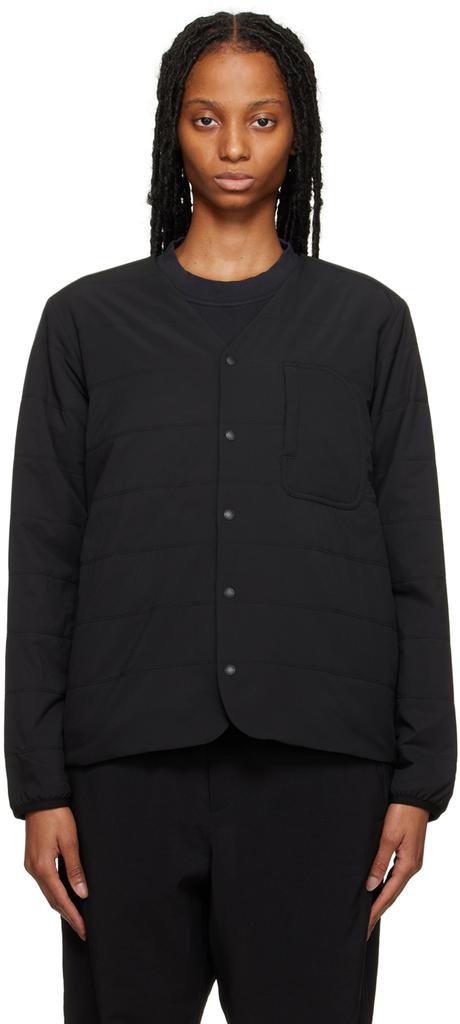 Snow Peak Black Collarless Jacket