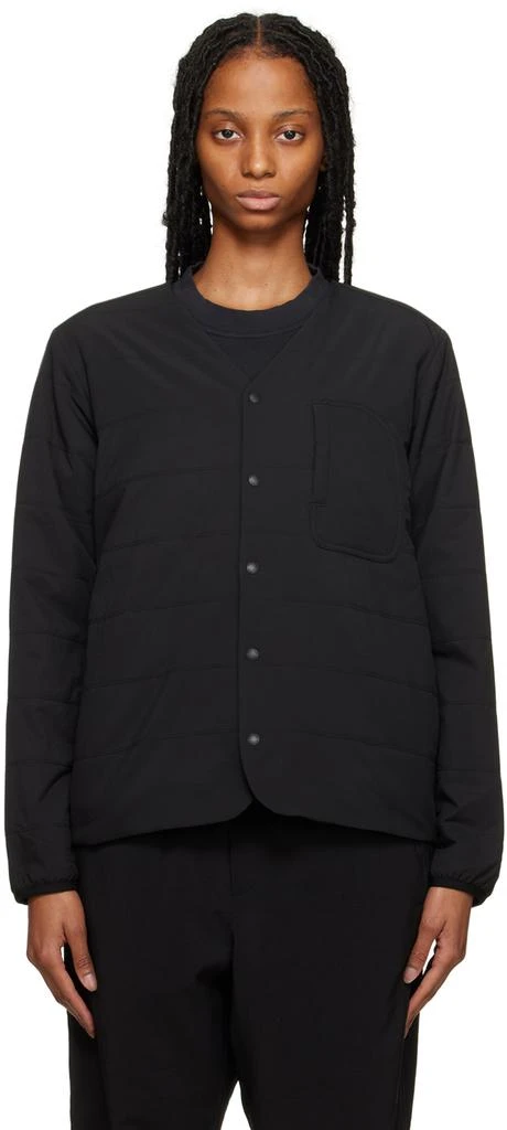 Snow Peak Black Collarless Jacket 1