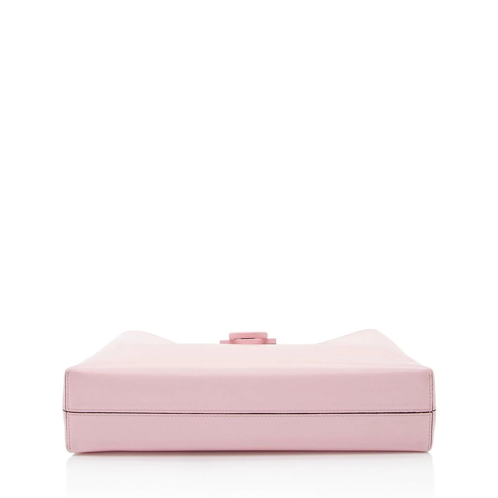 Salvatore Ferragamo Leather Gancio Trifolio Small Shoulder Bag 4