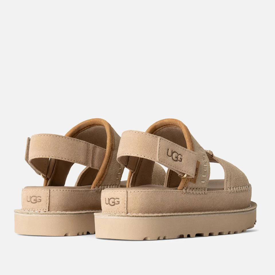 undefined UGG WOMEN'S GOLDENSTAR REGENERATE SUEDE SANDALS 4