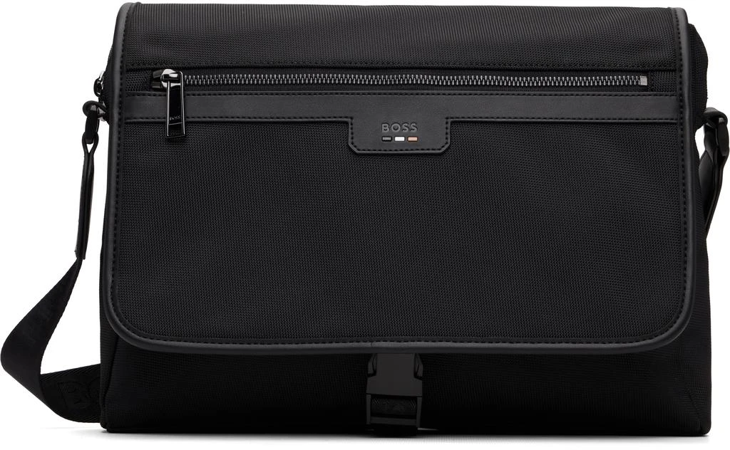 Hugo Boss Black Textured-Fabric Holdall Bag