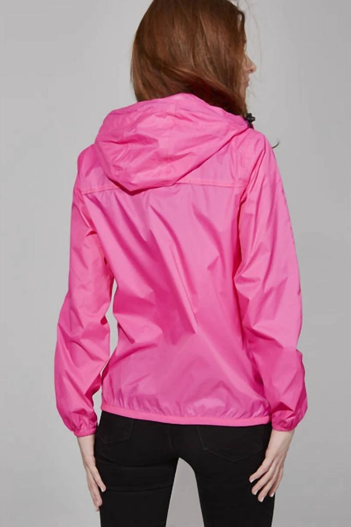 08 Lifestyle Rain Jacket In Neon Pink 3