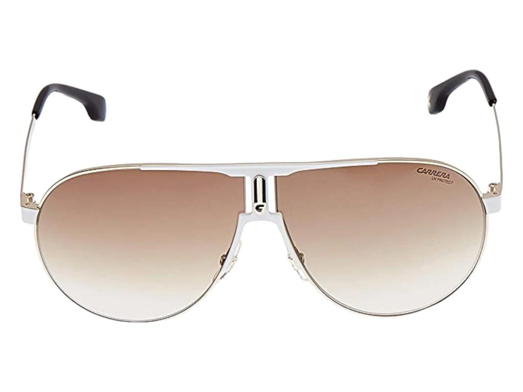 Carrera CARRERA Unisex 1005/S White Frame Gradient Lens Aviator Sunglasses 2
