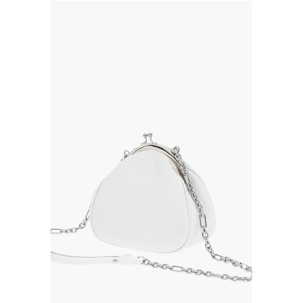 MAISON MARGIELA MM11 Leather Mini Crossbody Bag with Women's Chain