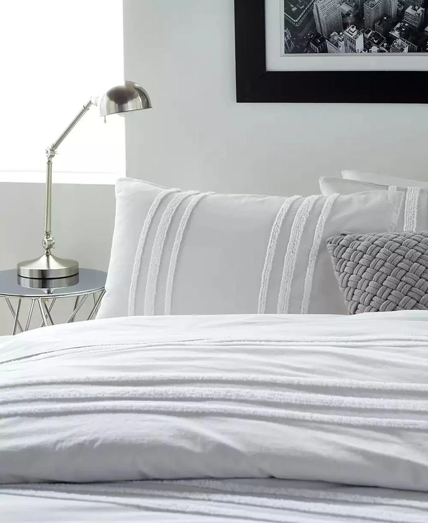 DKNY Chenille Stripe 3-Pc. Comforter Set 6
