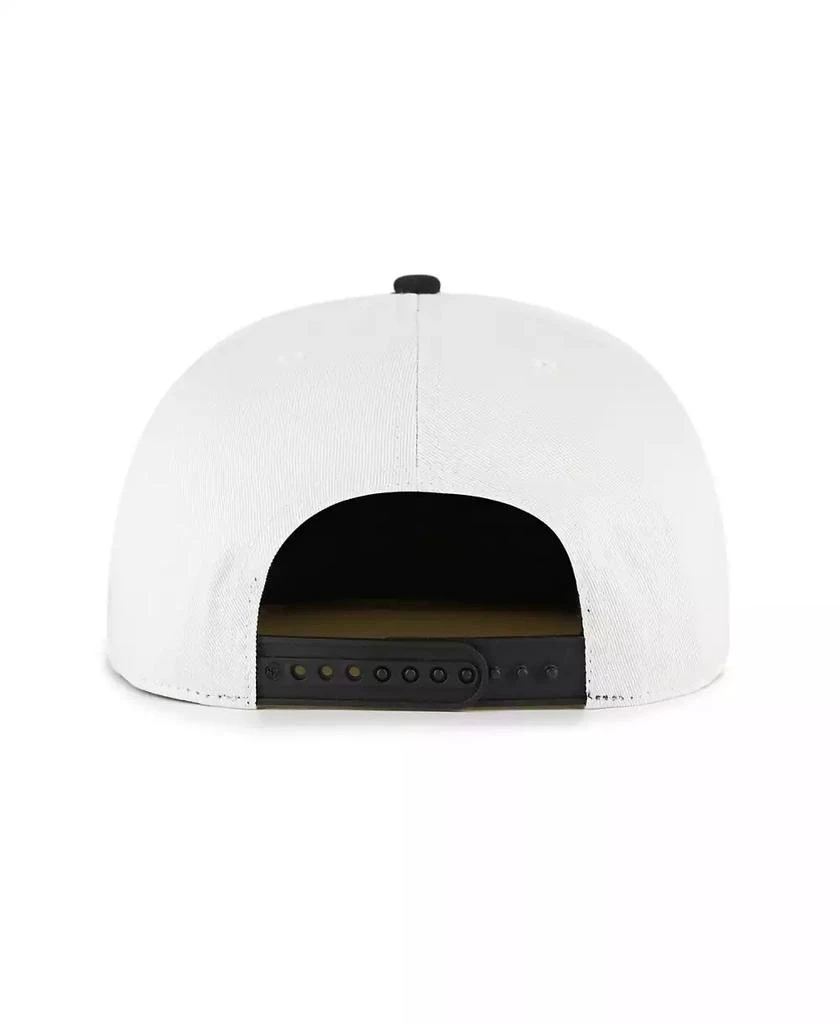 47 Brand Women's White/Black Kansas City Royals Foundation Captain Snapback Hat 3
