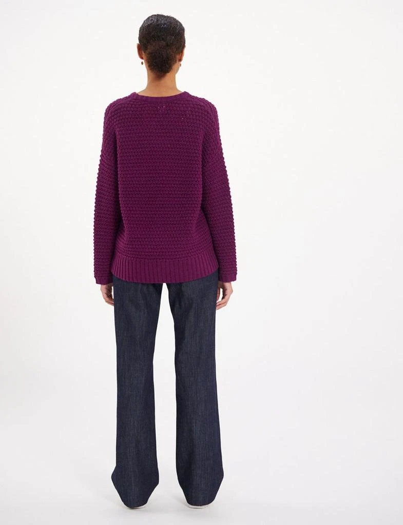 INES DE LA FRESSANGE PARIS Purple Silvia sweater 5