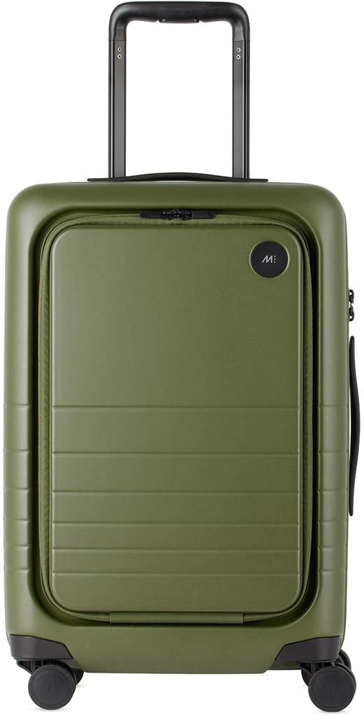 Monos Khaki Carry-On Pro Plus Suitcase 4