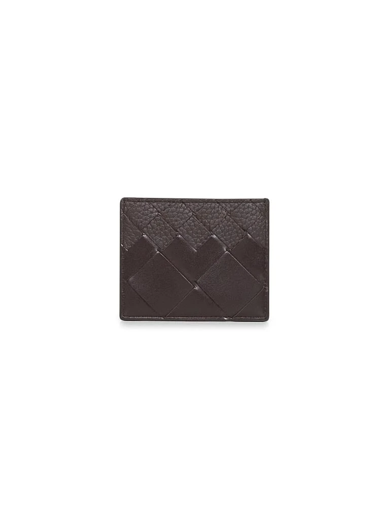 Bottega Veneta BOTTEGA VENETA | Brown Intrecciato credit card case | Man | PZ