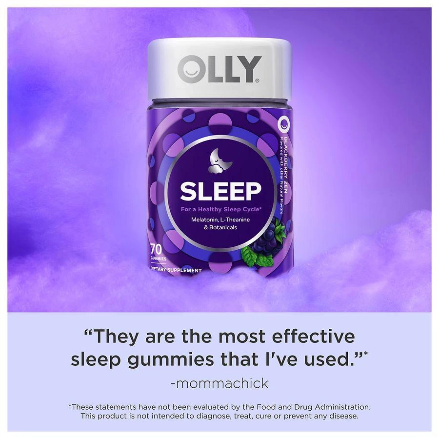 OLLY Sleep Gummies Blackberry Zen 7