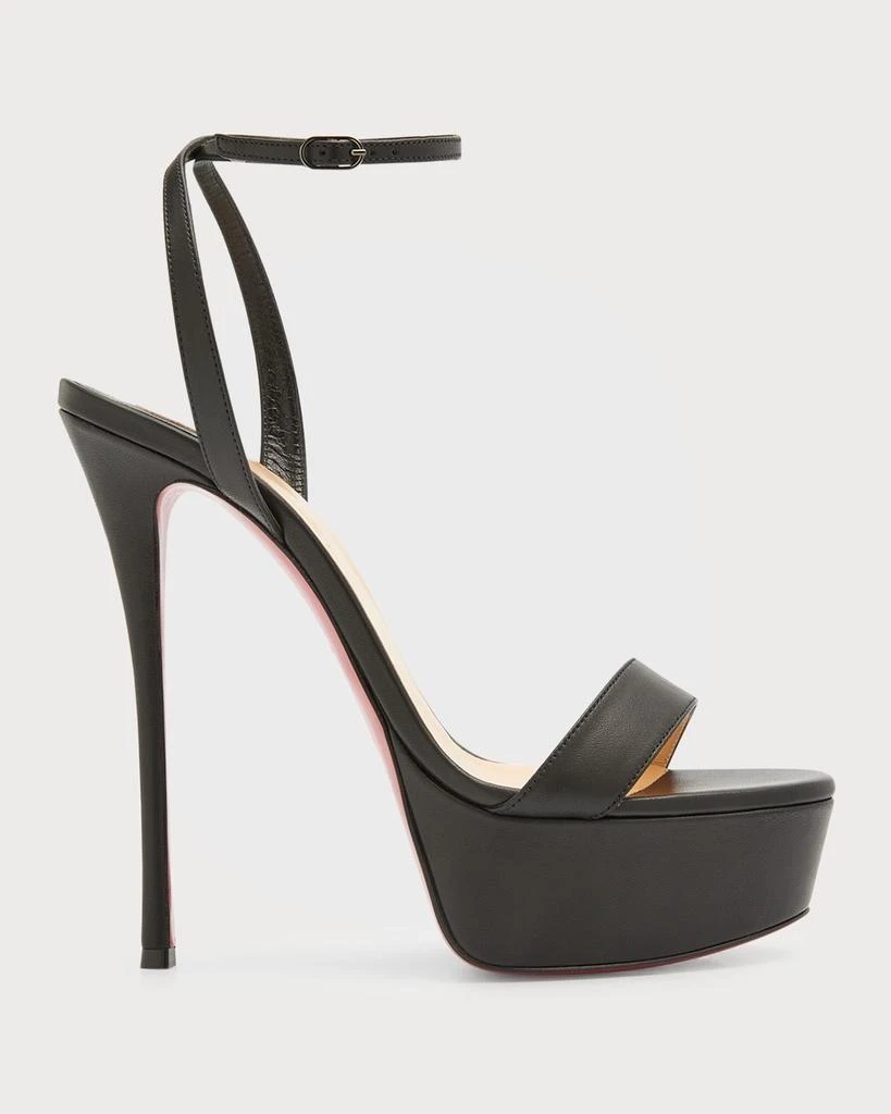 Christian Louboutin Loubi Queen Red Sole Platform Sandals 1