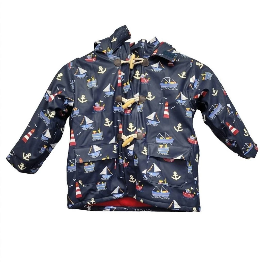 JoJo Maman Bébé Jojo Maman Bebe - Boy
s Waterproof Fleece Lined Fisherman
s Jacket 1