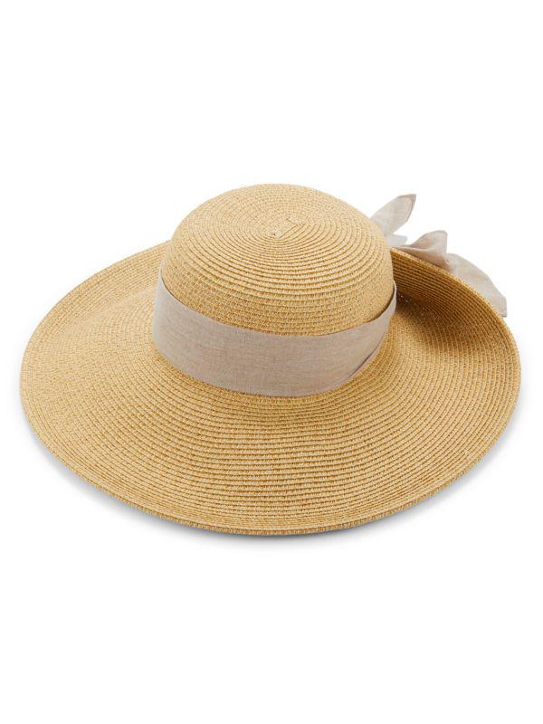 San Diego Hat Company Bow Trim Floppy Sun Hat