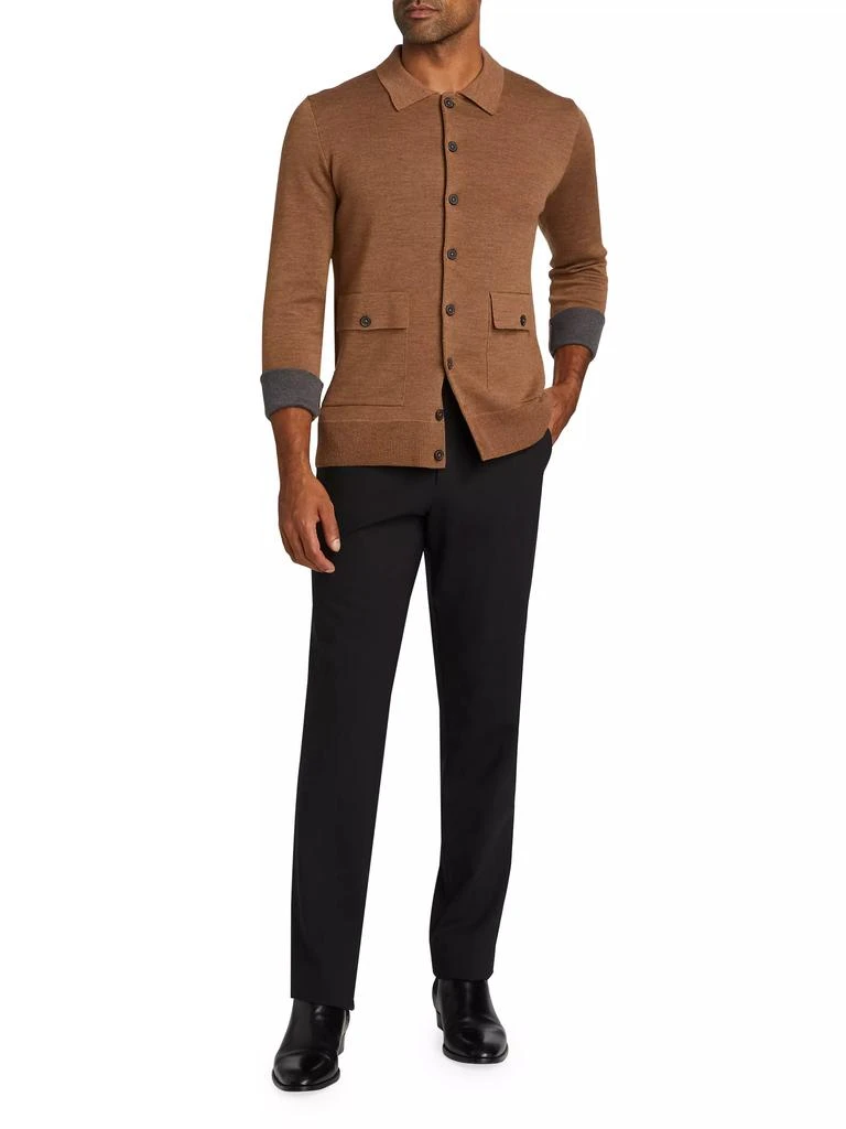 Saks Fifth Avenue COLLECTION Wool-Blend Button-Front Cardigan 2