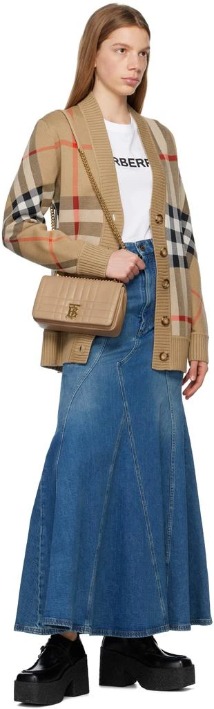 Burberry Beige Check Cardigan 4