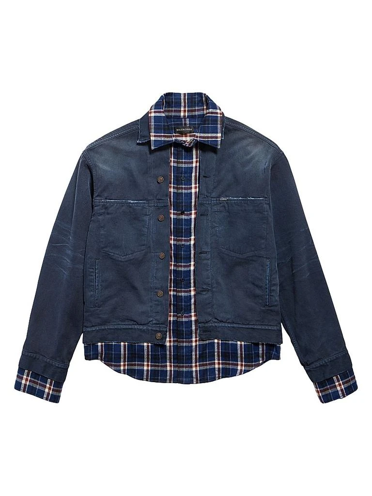 Balenciaga Patched Denim Jacket