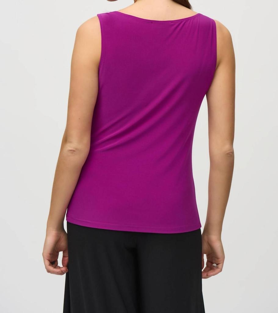JOSEPH RIBKOFF Joseph Ribkoff - Cowl Neck Sleeveless Fitted Camisole Top