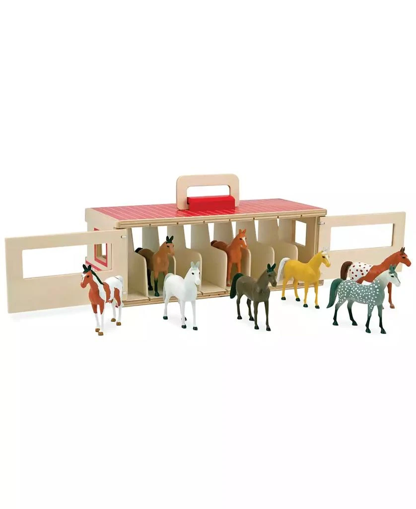 Melissa & Doug Kids' Show-Horse Stable Toy 2