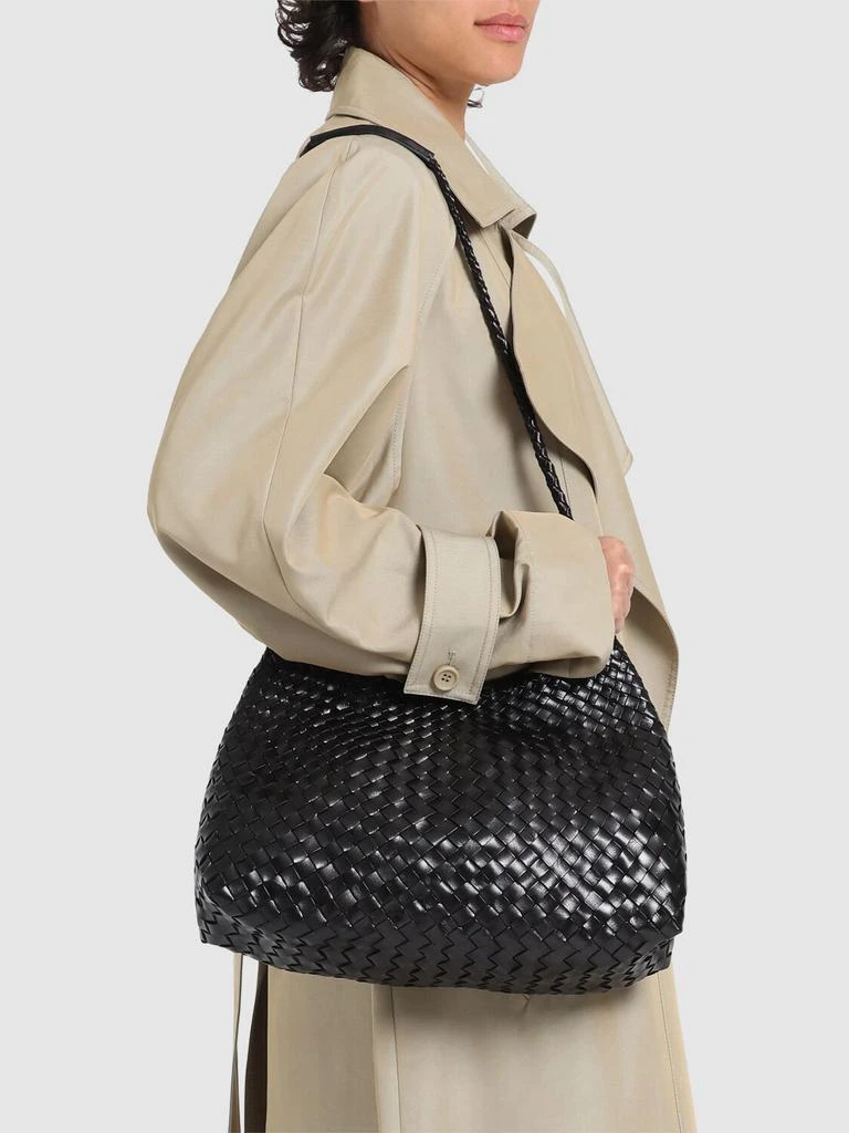 DRAGON DIFFUSION Santa Rosa Handwoven Tapered Leather Bag 1