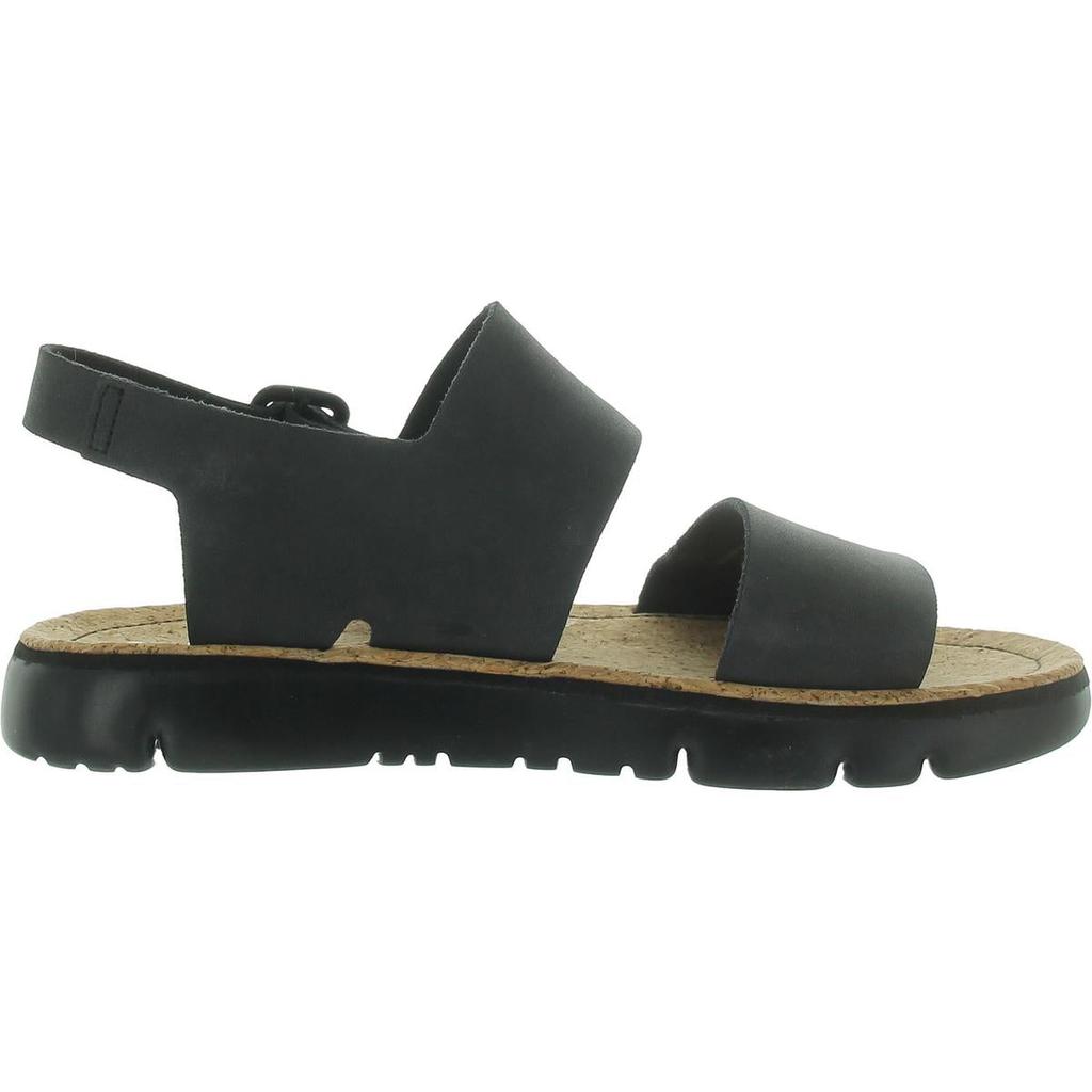 Camper Oruga Womens Leather Buckle Flat Sandals