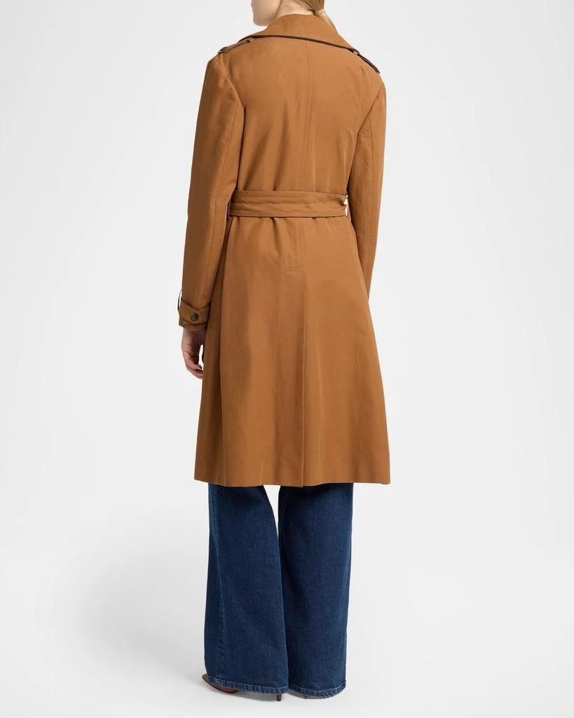 Kiton Belted Wrap Trench Coat 3